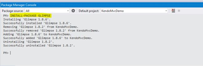 Package Manager Console